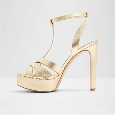 Borneolaan Ladies Footwear Gold By Aldo.